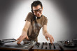 Dj playing