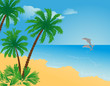 Vector: Dolphin,sea Dolphin,sea