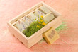 homemade soap put in wooden box homemade soap put in wooden box