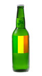 Green beer with Irish flag for St Patrick's Day