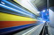 Speeding bus background, blurred motion. Speeding bus background, blurred motion.