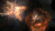Video motion background cloud explosion