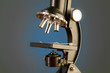 ����: Microscope against blue gradient background � Elnur #20347321