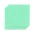 Green sheets of paper