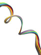Abstract colourful wire electronic connection concept