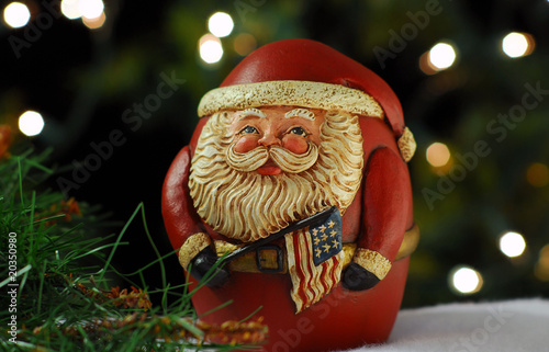 Photo: Santa Claus with flag Santa Claus with flag