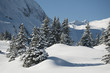 Montagne, Beaufortain sous la neige, Savoie, Areches, Alpes