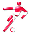 fußball dänemark football denmark symbol