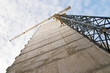 construction with crane
