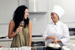 Cookery course: cooking and laughing