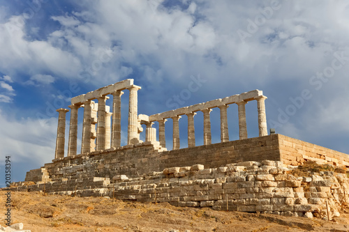 Photo: Ruins of Poseidon temple Ruins of Poseidon temple