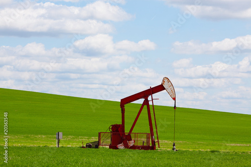 Photo: Red Pumpjack Red Pumpjack
