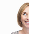Photo: Cut image of mature female face looking away Cut image of mature female face looking away