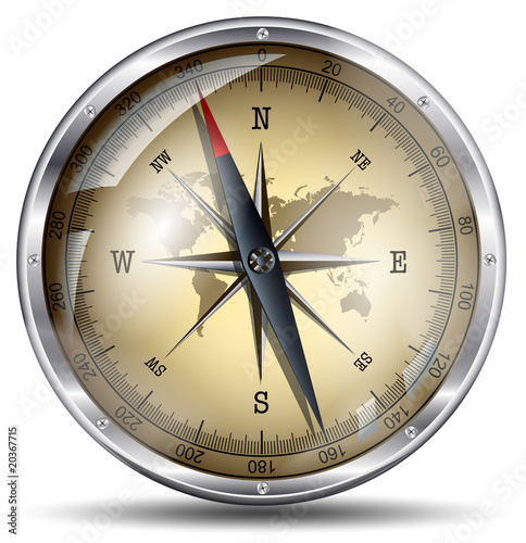 Vector: compass desert compass desert