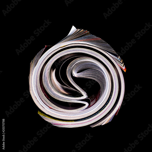 Photo: Rolled up magazine Rolled up magazine