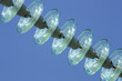 High-voltage electrical insulator electric line