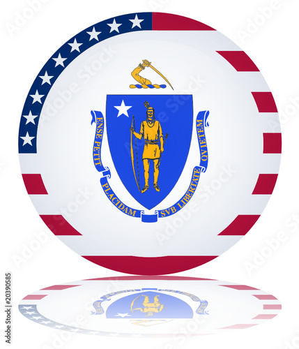 Massachusetts State Flag. Massachusetts State Flag