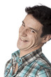 sourire de jeune homme bêtise