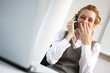 laughing businesswoman