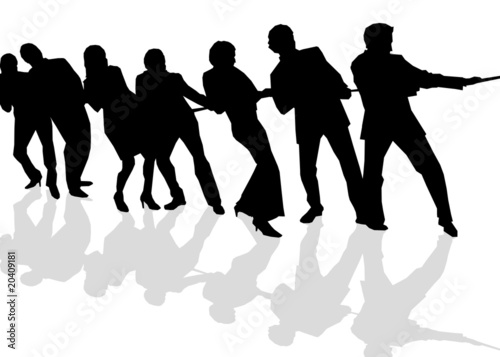 Illustration: Menschen Menschen