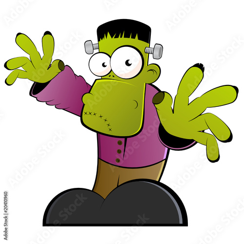 frankenstein cartoon monster halloween from shockfactor, Royalty-free ...