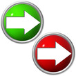 Icon Pfeil grün und rot