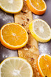 Crêpe aux agrumes.