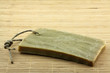 tranche savon de Marseille authentique fond bambou tranche savon de Marseille authentique fond bambou