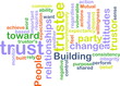 Trust wordcloud