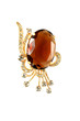 brooch isolated on a white back