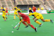 Field Hockey Action (Blurred)
