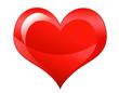 Illustration: Glossy heart Glossy heart