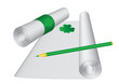 St. Patrick`s day letter, vector illustration