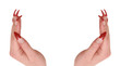 two hands