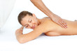 Young woman in a spa center