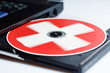 drehende CD