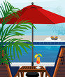 Vector: Tropical Swimming Pool Tropical Swimming Pool