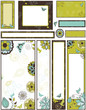 Set of Floral Banners and Adverts in Many Different sizes Set of Floral Banners and Adverts in Many Different sizes