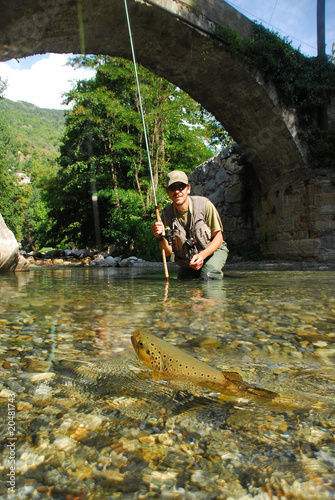 Photo: Pêche à la truite Pêche à la truite