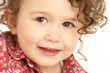 Photo: Close Up Studio Portrait Of Smiling Young Girl Close Up Studio Portrait Of Smiling Young Girl