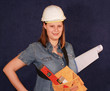 ragazza con progetto