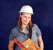 ragazza al lavoro