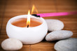 Composition zen / bâtonnets d'encens