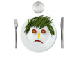 Unhappy Veggies Plate 01