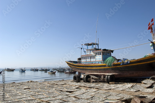 Photo: boats at mui ne harbour - Phan Thiet Vietnam boats at mui ne harbour - Phan Thiet Vietnam