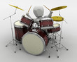 man playing the drums man playing the drums