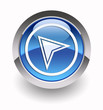 ''Direction pointer'' glossy icon