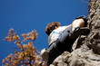 Bergsport - Klettern am Felsen in den Alpen