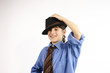 bambino con cappello