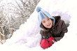 Mädchen im Schnee